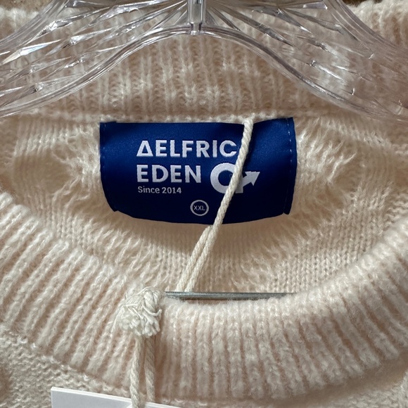 NEW AELFRIC EDEN SOLID COLOR CREW NECK SWEATER - Misses XXL - Picture 2 of 4